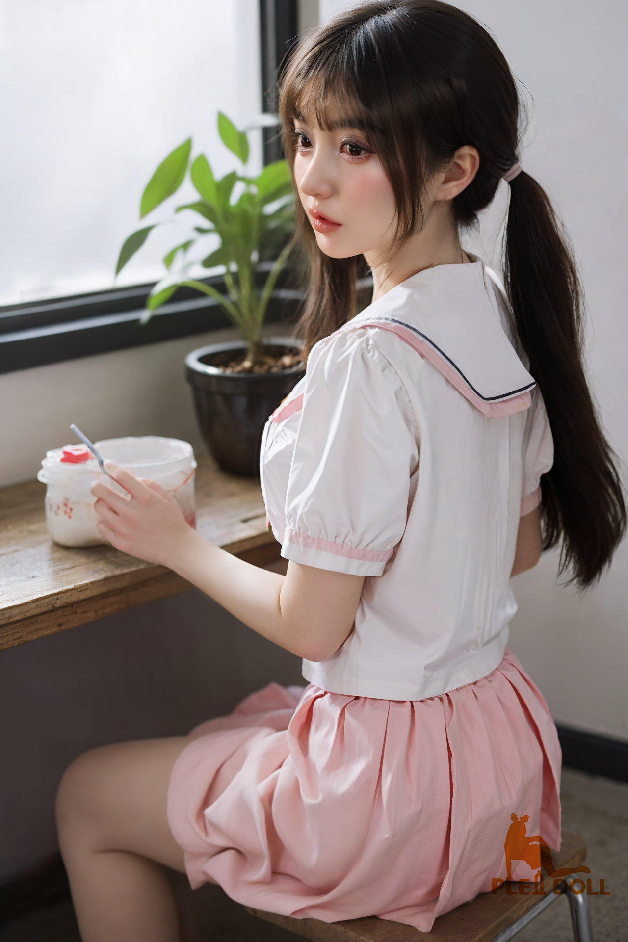 PLEI DOLL Silicone Sex Doll Body 161 cm D Cup 21 Years Old Colleague Girl Rika